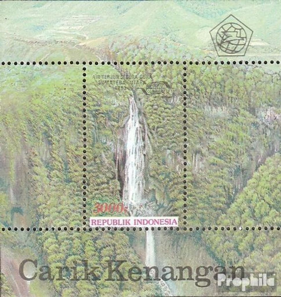 Briefmarken Indonesien 1993 Mi Block91 (kompl.Ausg.) postfrisch Welt-Tourismus-Organisation