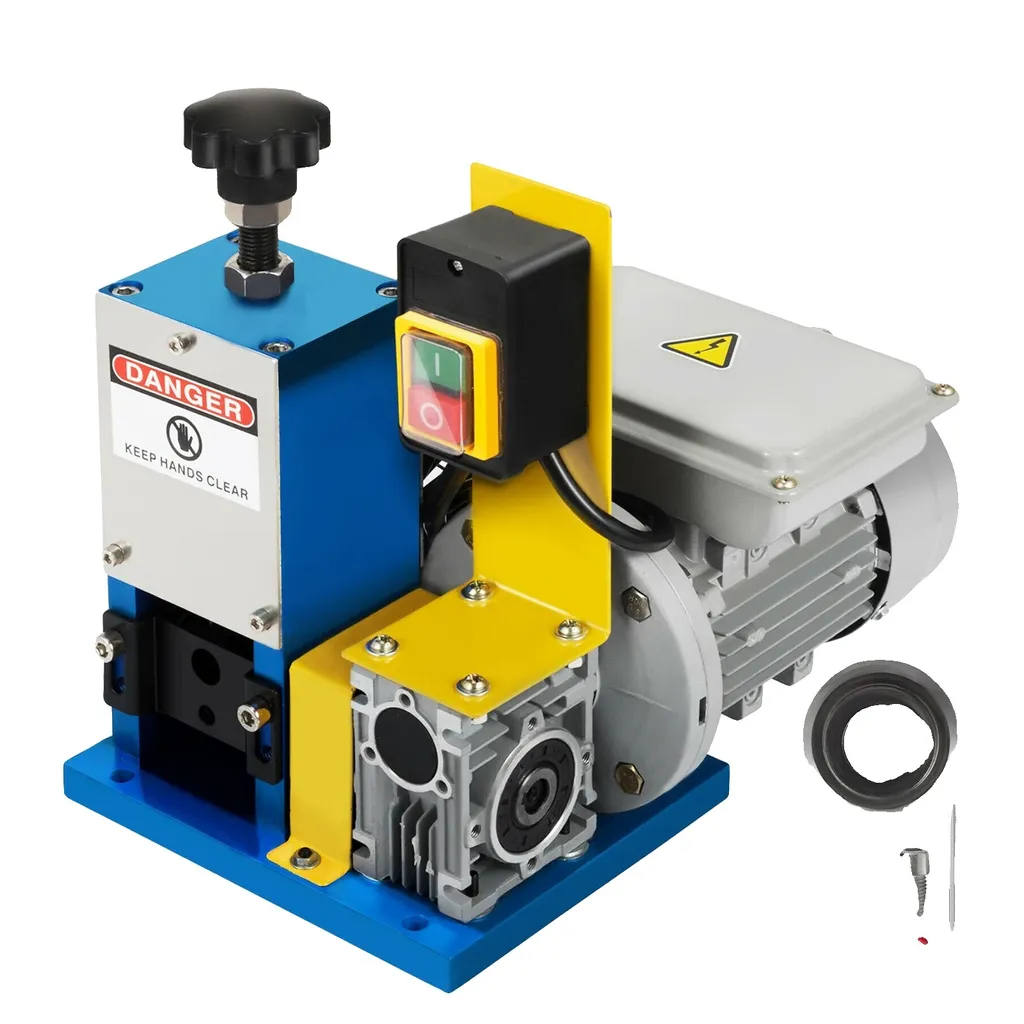 Dénudeur de fils pour recyclage cuivre - Capacité 15-25mm électrique 220V