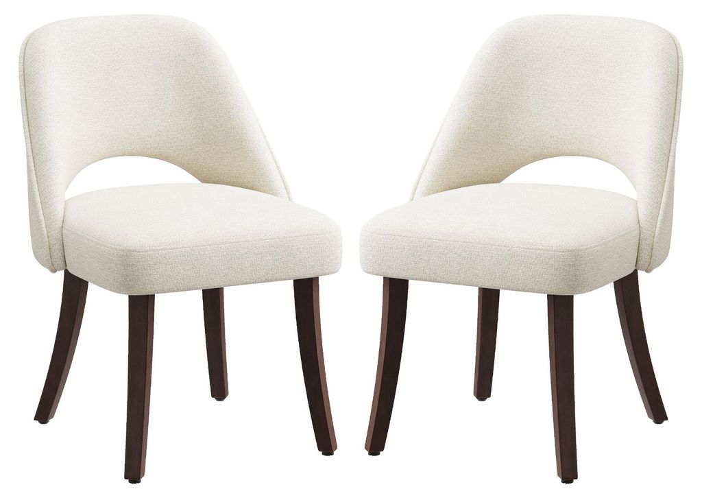2er-Set Esszimmerstühle im Mid-Century-Stil mit Produktbild 