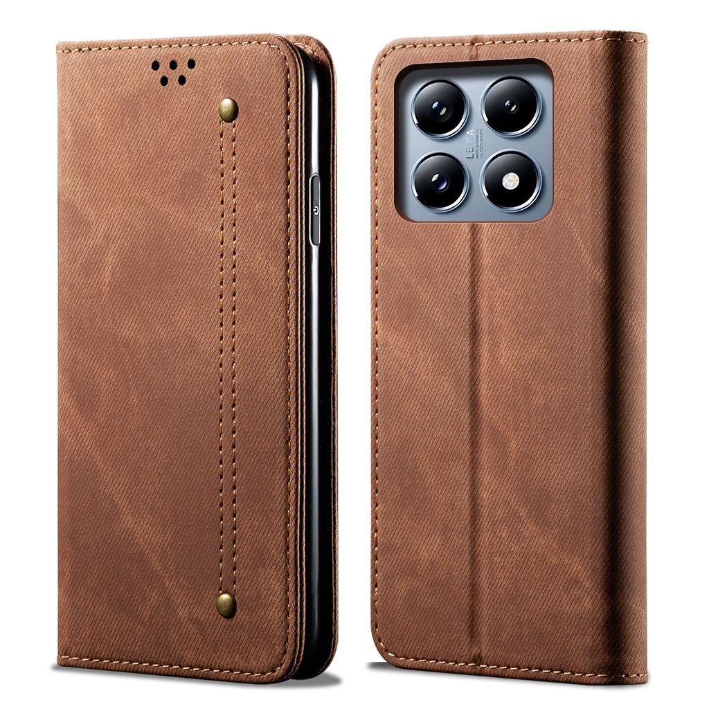 Pouzdro pro Xiaomi 14T Pro, Kožené Peněženkové Pouzdro s Obrázek produktu 