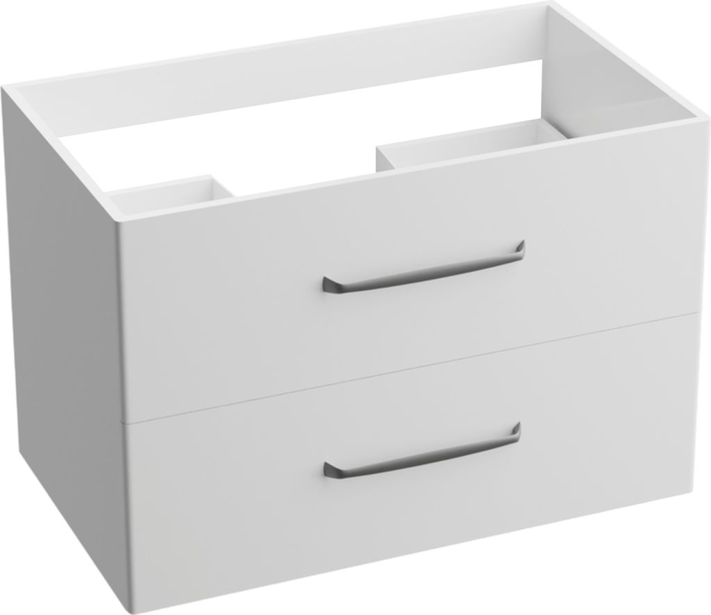LAVITA Badezimmerschrank Nevada Weißer Glanz 800 | Hängeschrank | Badschrank | Waschtischschrank | Schrank 80cm Breit | Mehrzweckschrank | Hänge...
