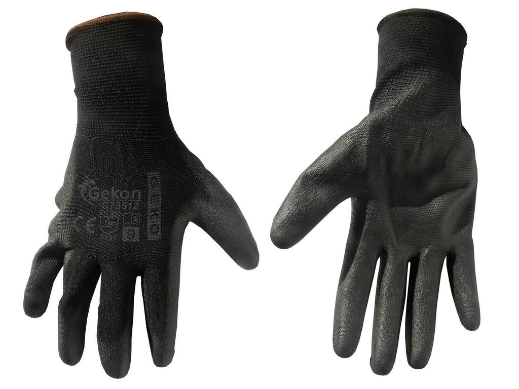 Geko 9 Schutzhandschuhe schwarz