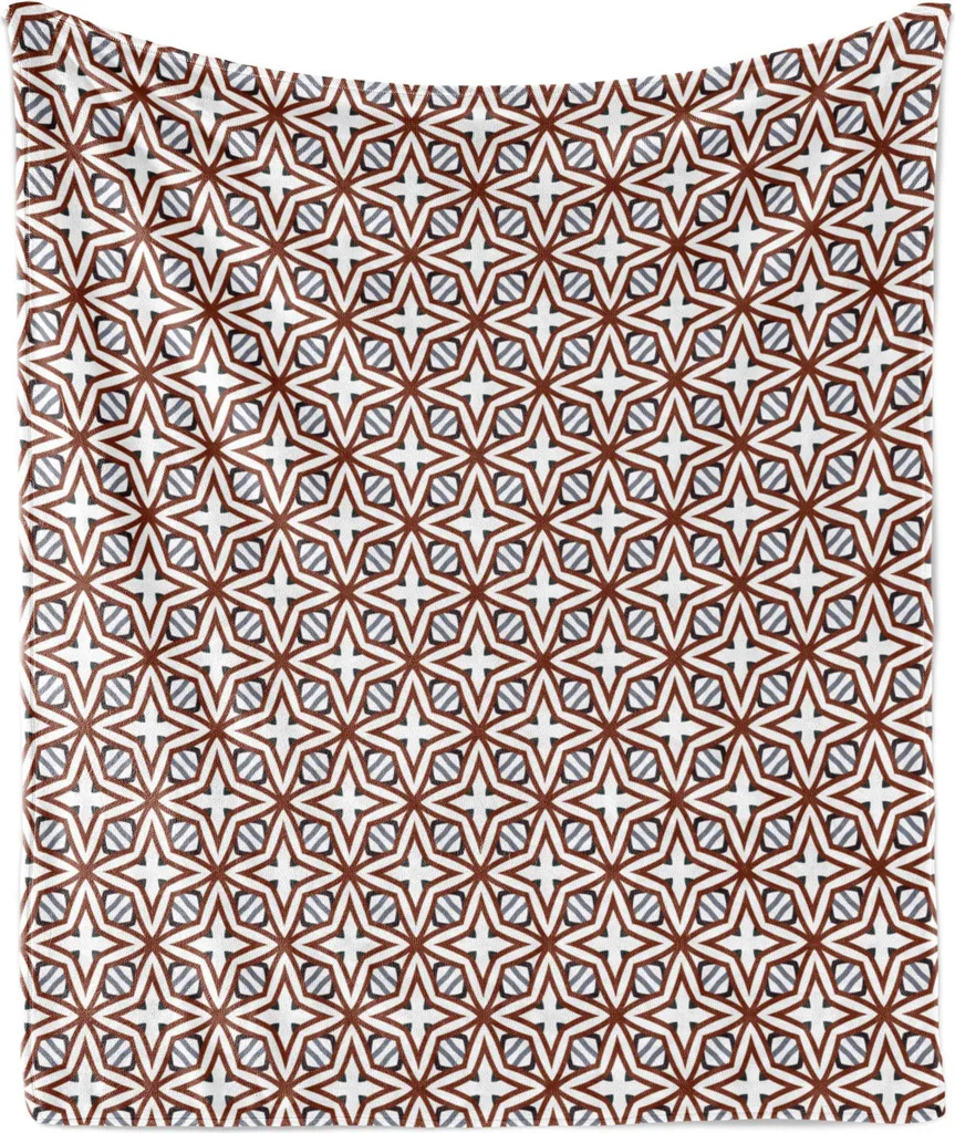 Plaid Astratto ABAKUHAUS 175x230cm Pile Flanella - Design Moderno