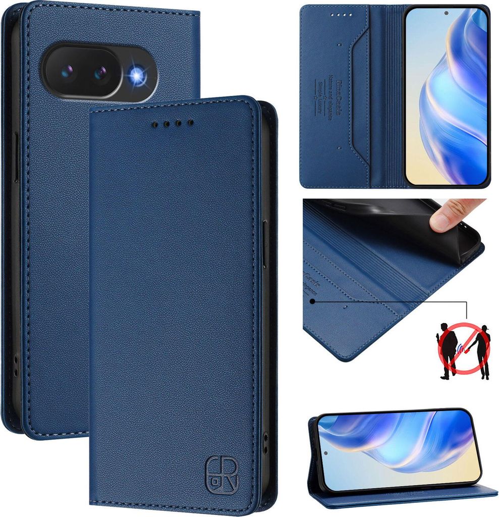 Kožené pouzdro pro Google Pixel 10A, flipové pouzdro s Obrázek produktu 