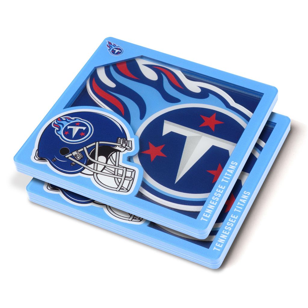 Tennessee Titans NFL YouTheFan! Untersetzer 3D Logo (2er-Set)