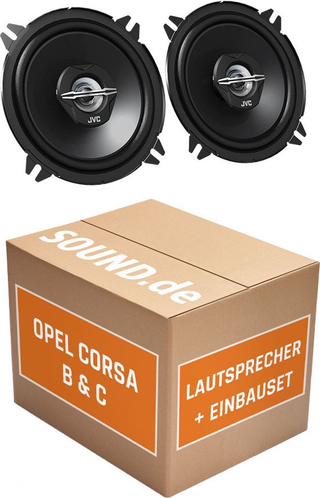 Opel Corsa B & C Hinten - Lautsprecher - Jvc Cs-J520 - 13Cm Koaxe