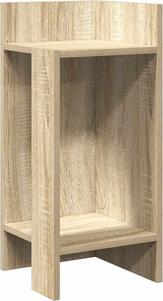 Beistelltisch mit Ablage Sonoma-Eiche 25,5x27x60 cm
