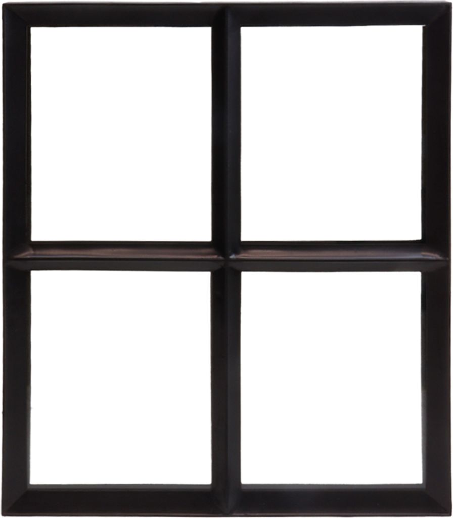 Finestra in acciaio nera Rettangolare 500 x 600 mm Immagine del prodotto 