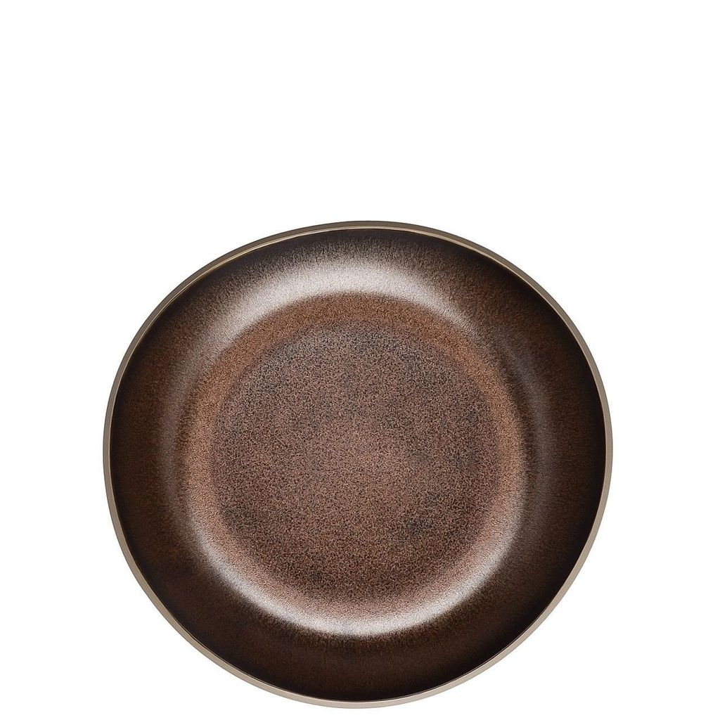 Rosenthal Teller Junto Bronze tief, Keramik, Bronze, 22 cm, 21540-405252-60352