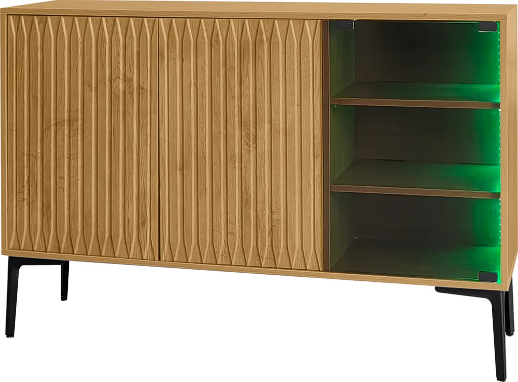 Buffet de Cuisine et Chambre Moderne, Meuble Bas Multiusage - 8