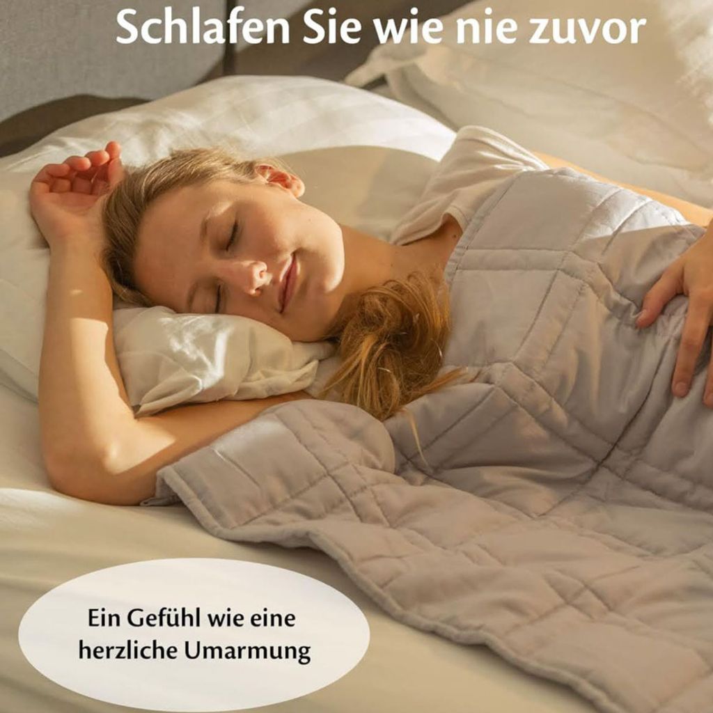 Ella Gewichtsdecke 135x200 9kg Anti Stress Therapiedecke Produktbild 