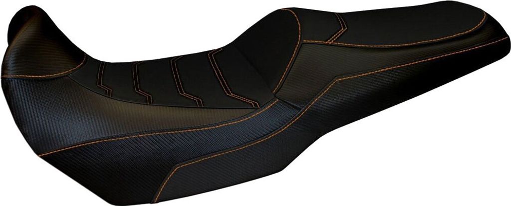 Sitzbezug Lampedusa Total Black Comfort 1OR für KAWASAKI versys 1000