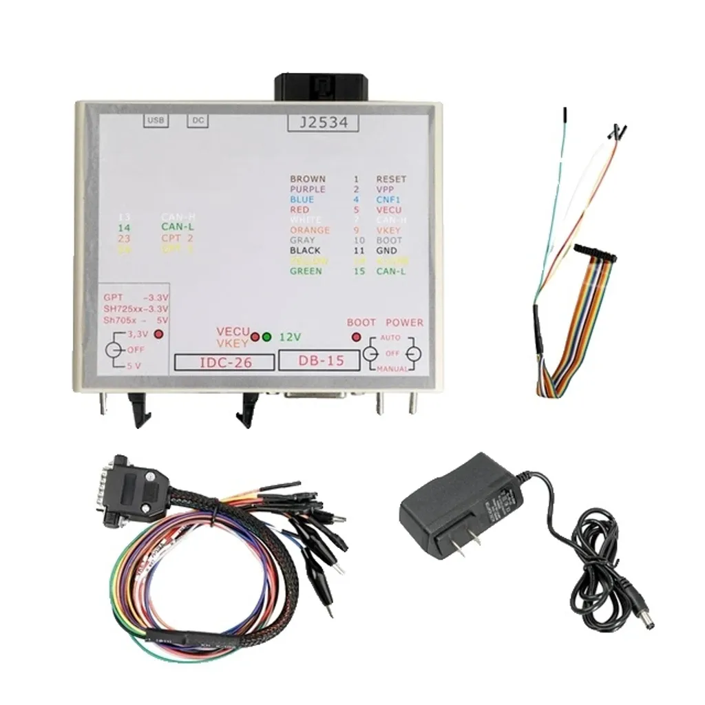 Outil de Diagnostic OBD et Flash ECU Kit Complet avec Interface J-TAG