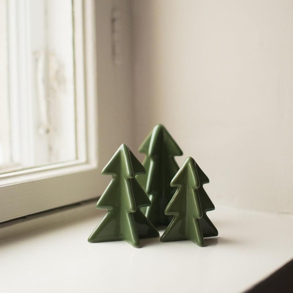 Weihnachtsdeko Winter Tree - grün: large