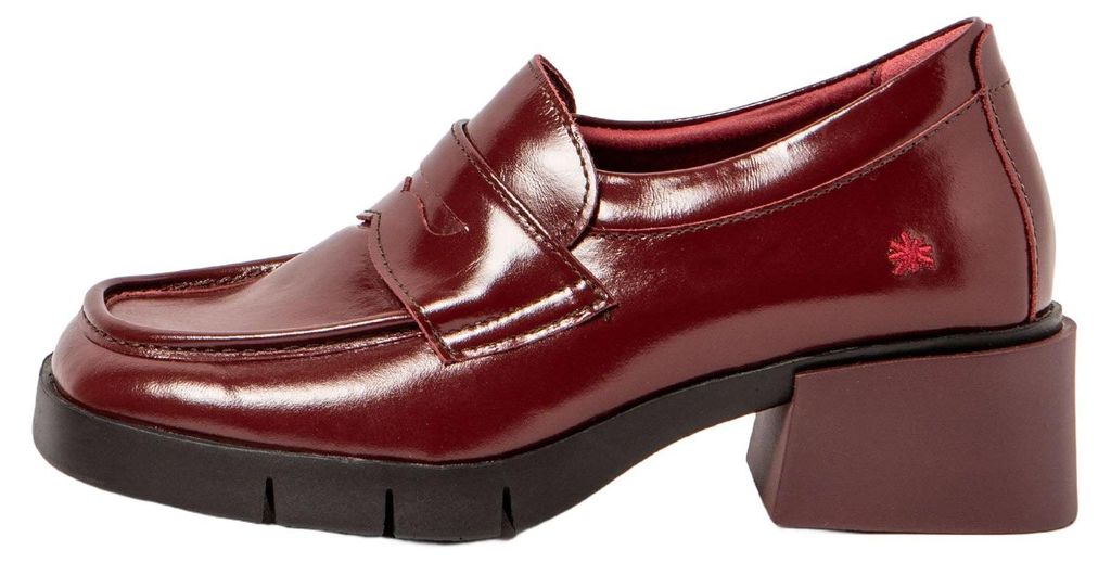 Art Schuhe Damen 1283 NAPPA SHINNY BURDEOS / VARSOVIA Farbe Rot