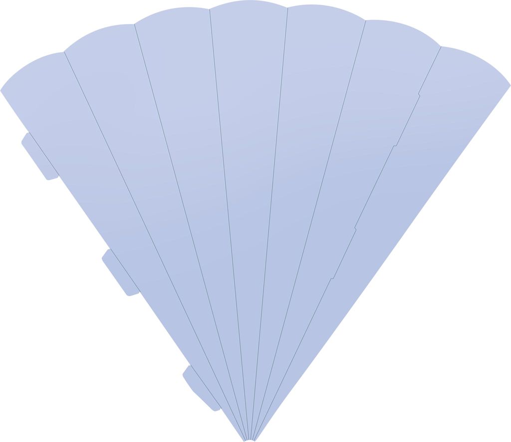 Heyda 204870132 SchultütEck69cm h.bl Productafbeelding 