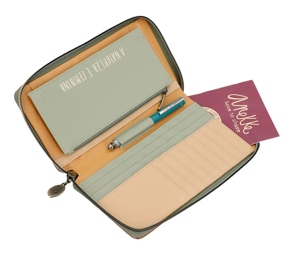 Porte-monnaie Passport Wallet Anekke Amazonia Imprimé Multicolore
