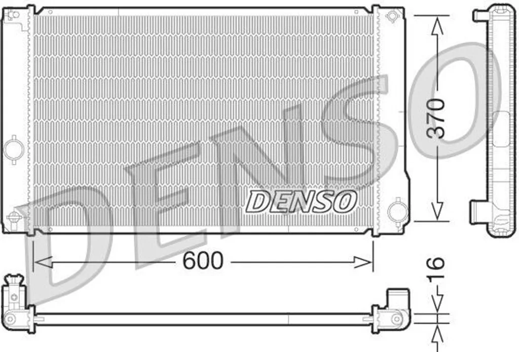 Radiateur de remplacement anti-surchauffe pour Toyota Prius et Auris