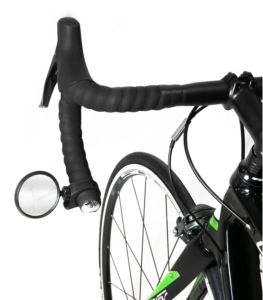 Miroir de vélo pour guidon de course FORCE : Accessoire de sécurité route