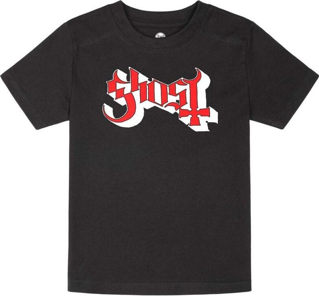 Ghost T-Shirt Damen Metal-Kids - Logo schwarz 164