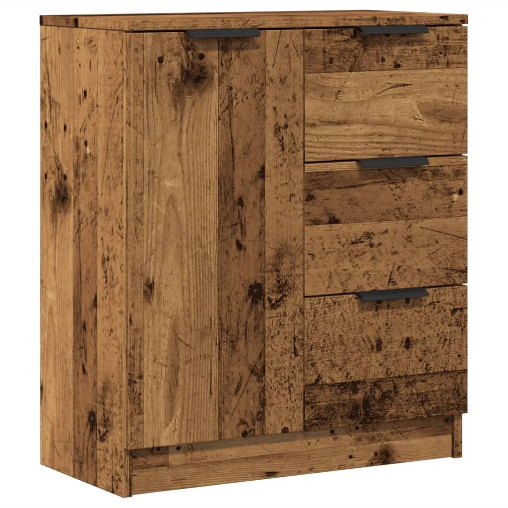 Mobiletto SYFAX™ Legno Antico 60cm - Madia Compatta Industrial Style