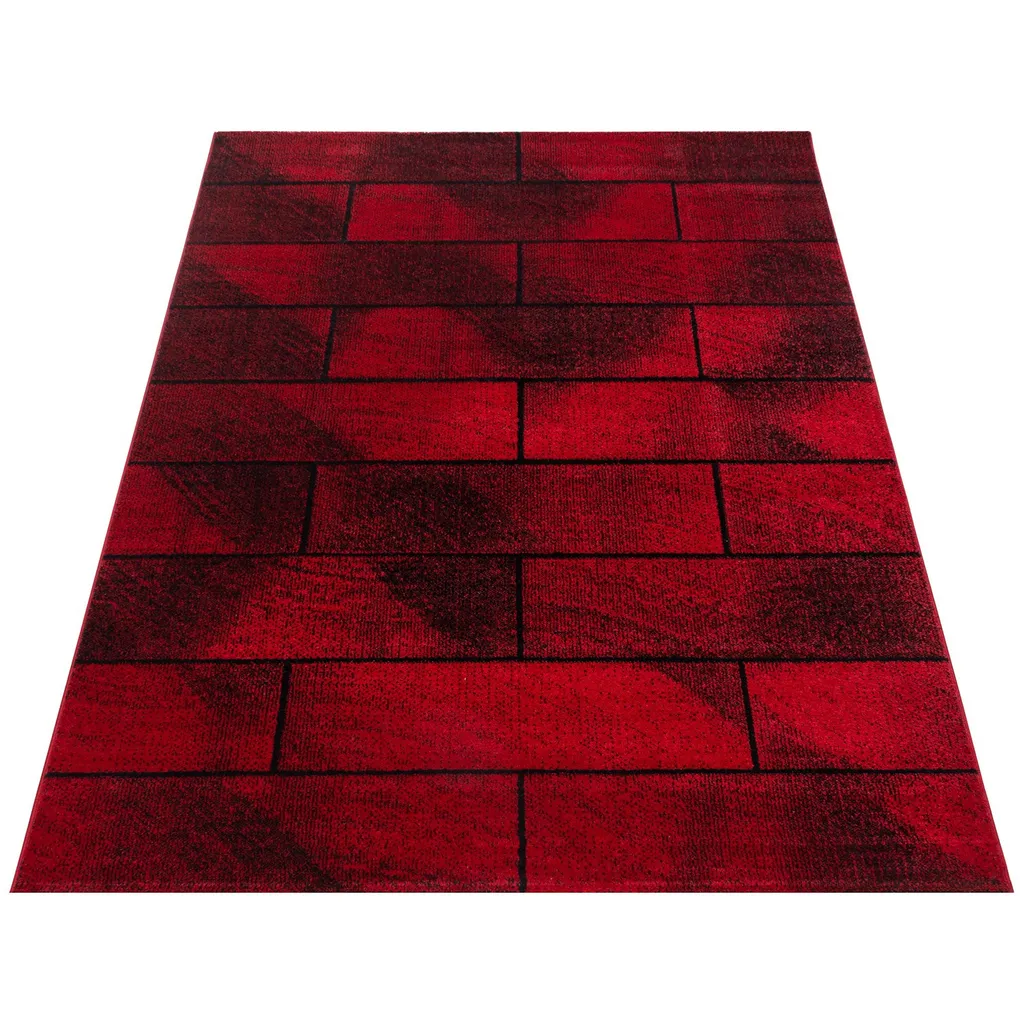 Beta Walx Tapis Poils Ras Rouge 120x170cm : Élégance et Design Moderne