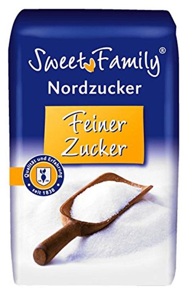 Nordzucker Sweet Family Zucchero fine con qualità ed Immagine del prodotto 