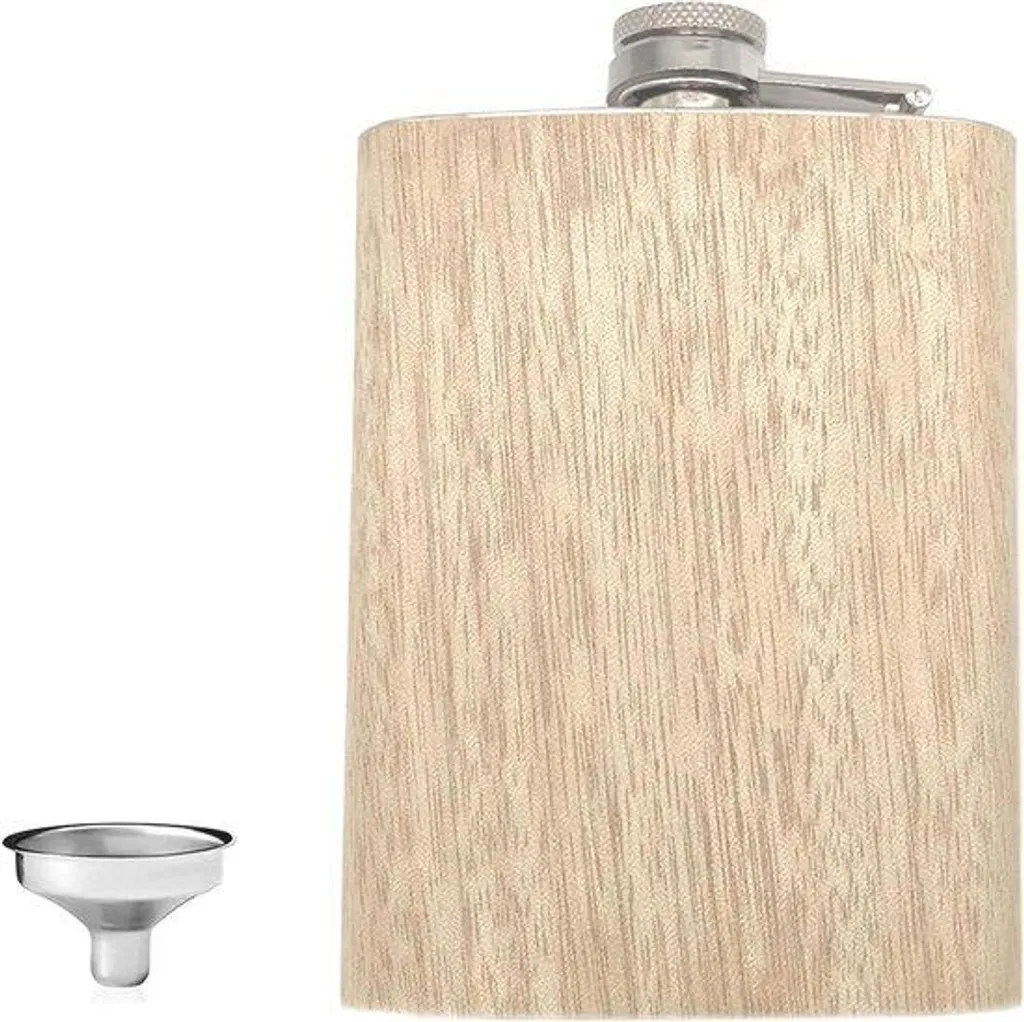 Mini sac à dos gourde anti-choc en inox et bois pour grimpeurs actifs