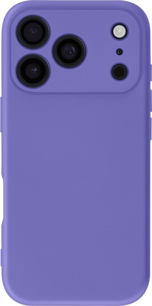 Avizar, iPhone 17 Pro Soft-Touch Silikonhülle SmoothGrip Serie, Violett