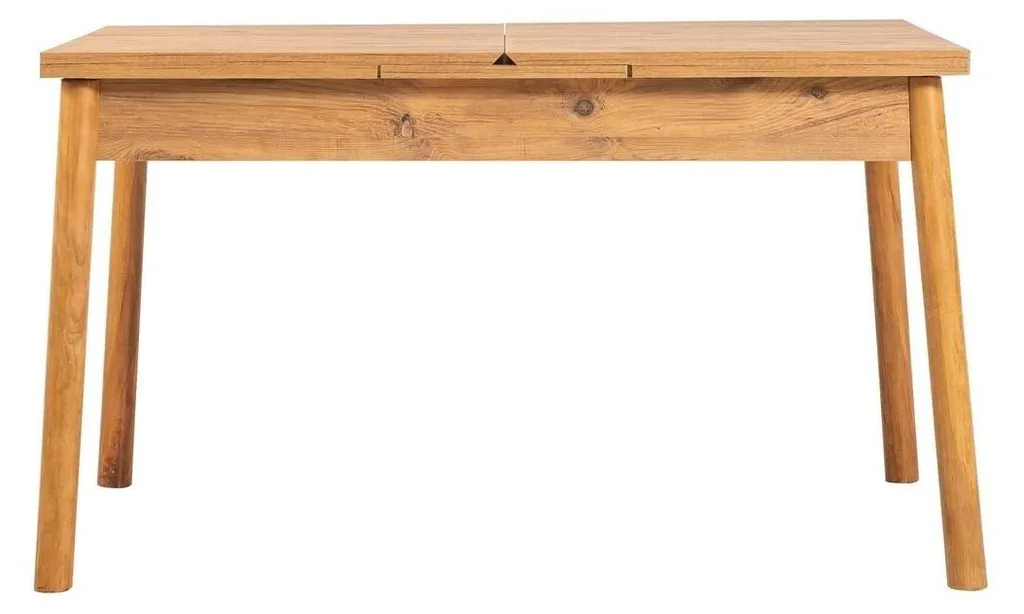 Petite table extensible SANTIAGO 120cm à 150cm gain de place en bois