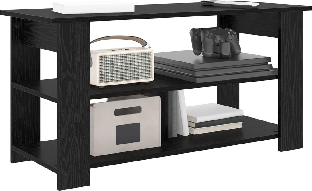 "2026 Aktion"TV-Schrank(1 pcs)CLORIS - TV-Möbel/TV-Ständer - langlebig - Schwarz Eichen-Optik 100x40x50cm - TV-Schränke NeuMöbel7136627