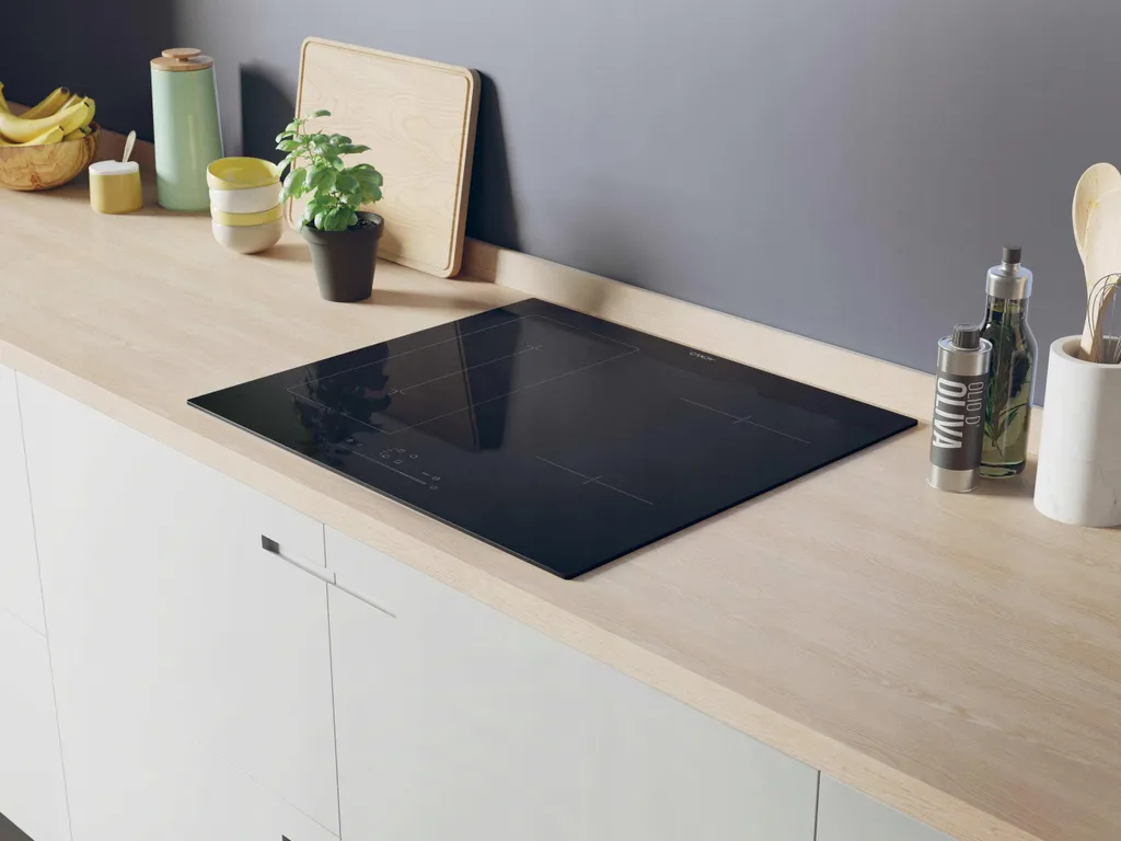 Table de Cuisson Induction Candy 59 cm - Plaque Encastrable 4 Zones Rapide - 5