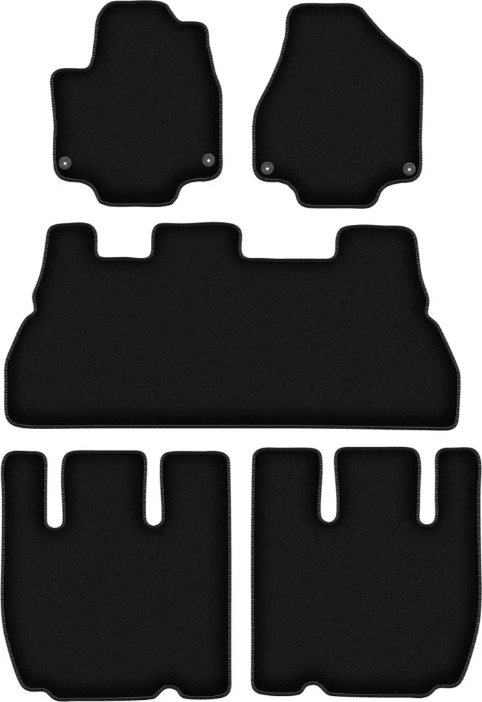 Tappetini Neri Velluto Chrysler Pacifica II (2017-) - Kit 5 Pezzi