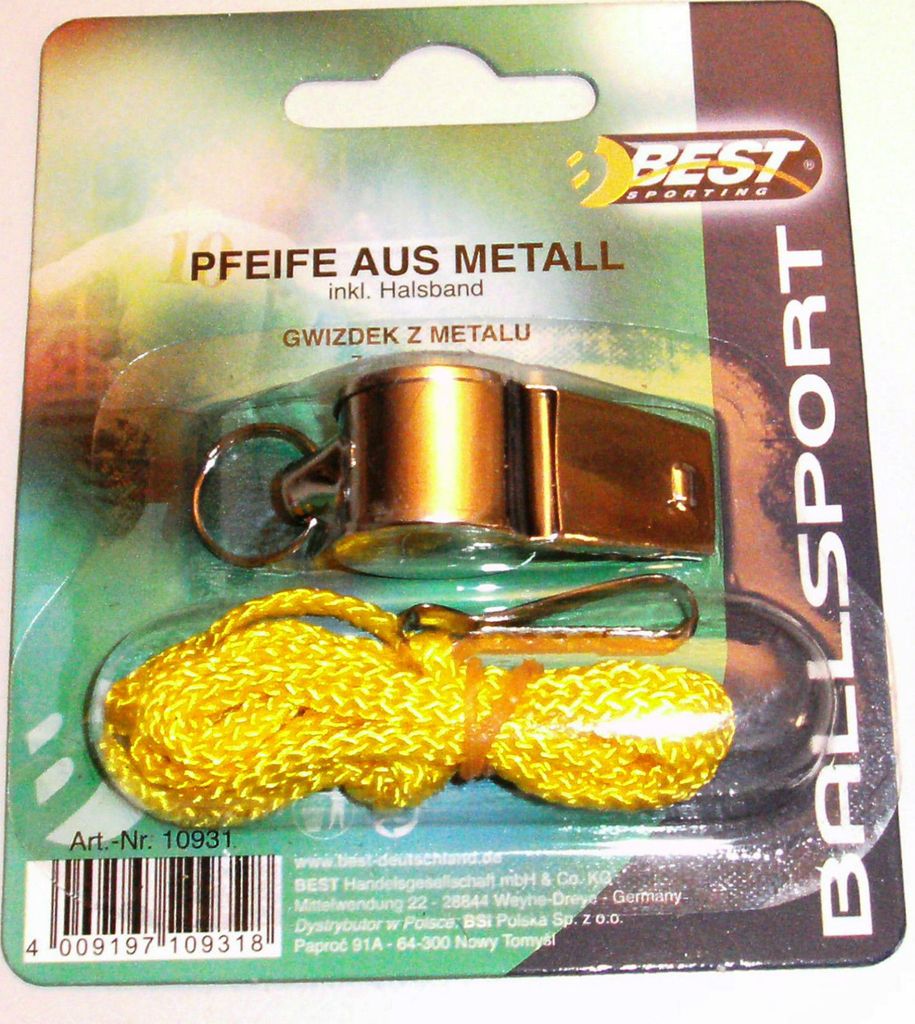 Pfeife aus Kunststoff Produktbild 17