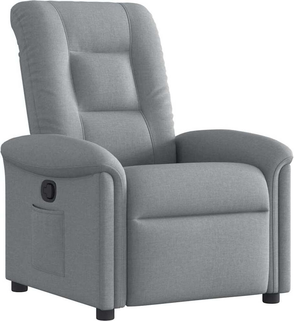 "SALE 2026"Relaxsessel- TV-Sessel - Einzelsofa elegantes Design - Hellgrau Stoff - 77x91,5x96cm - Couchsessel DEMöbel946780