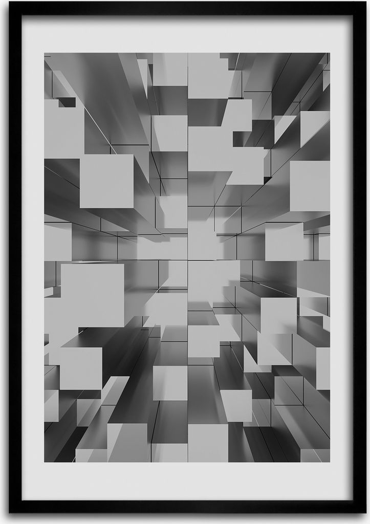 Bild - Bilderrahmen - Foto - 70 cm x 100 cm - MDF - Rahmen Produktbild 