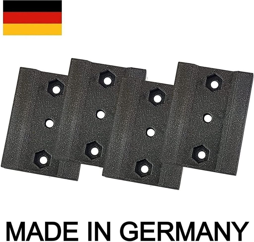 4 x Profilschienen + Bohrung passend für VW T5 T6 T6.1 Bus Multiflexboard Möbel