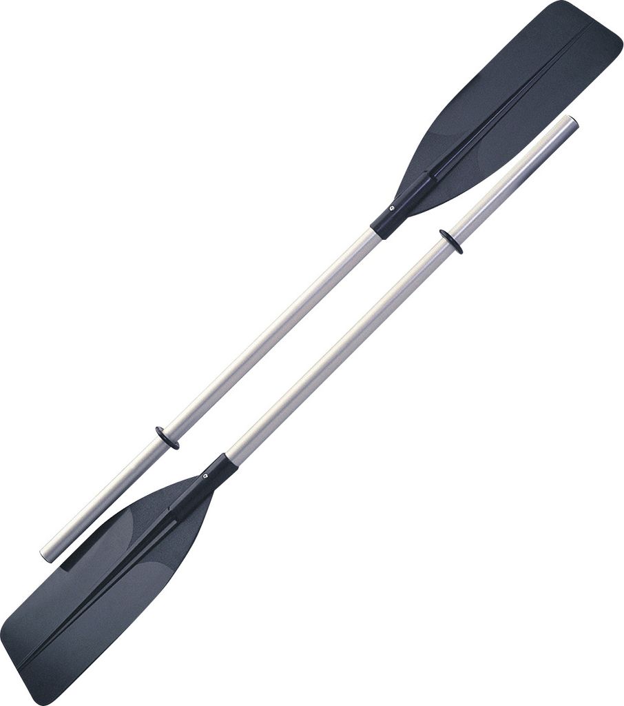 2 pagaies en aluminium pour canot pneumatique, à une pale, Image du produit 