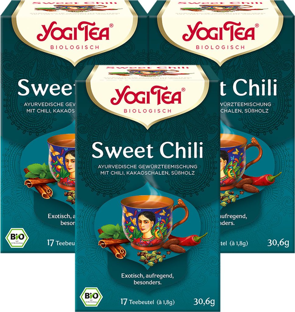 3 x  YOGI TEA Sweet Chili | 3 x 30,6g Produktbild 