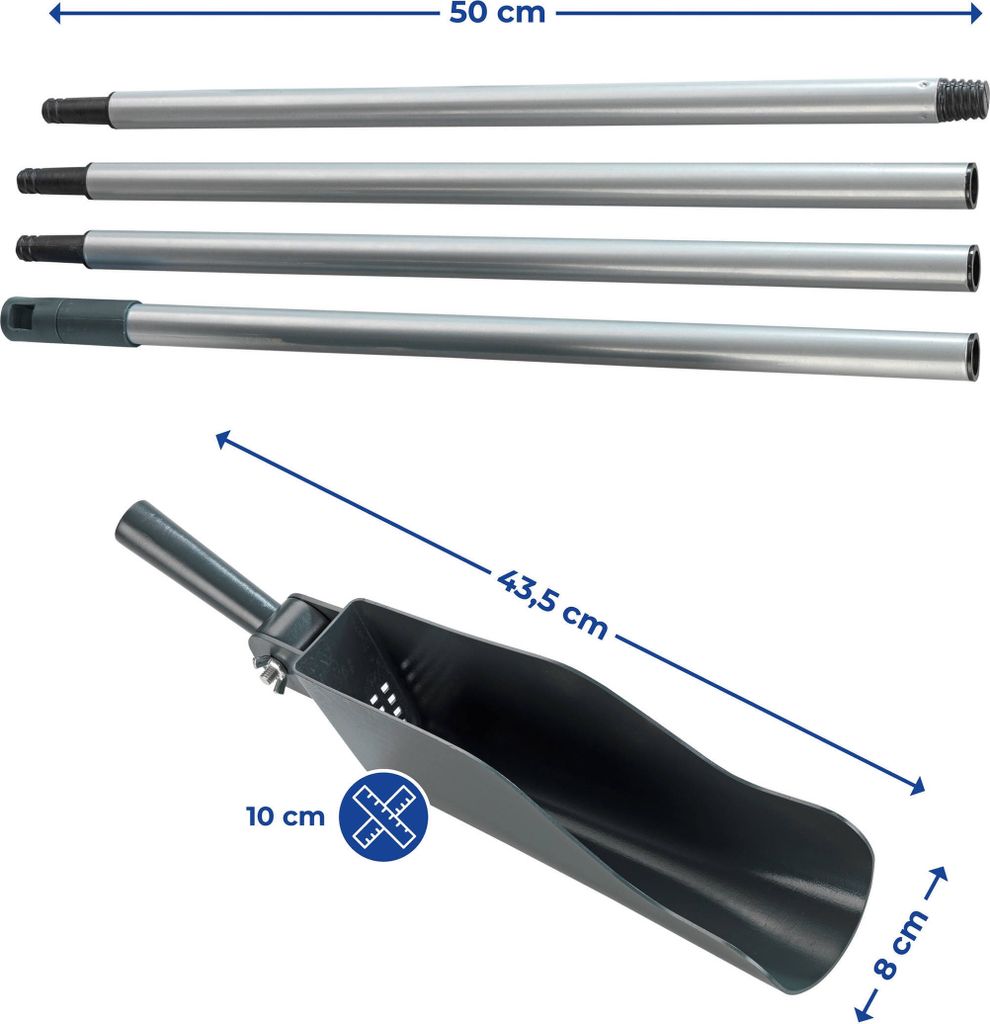 WENKO Dachrinnenschaufel Maxi 10 x 250 x 8 cm Produktbild 9