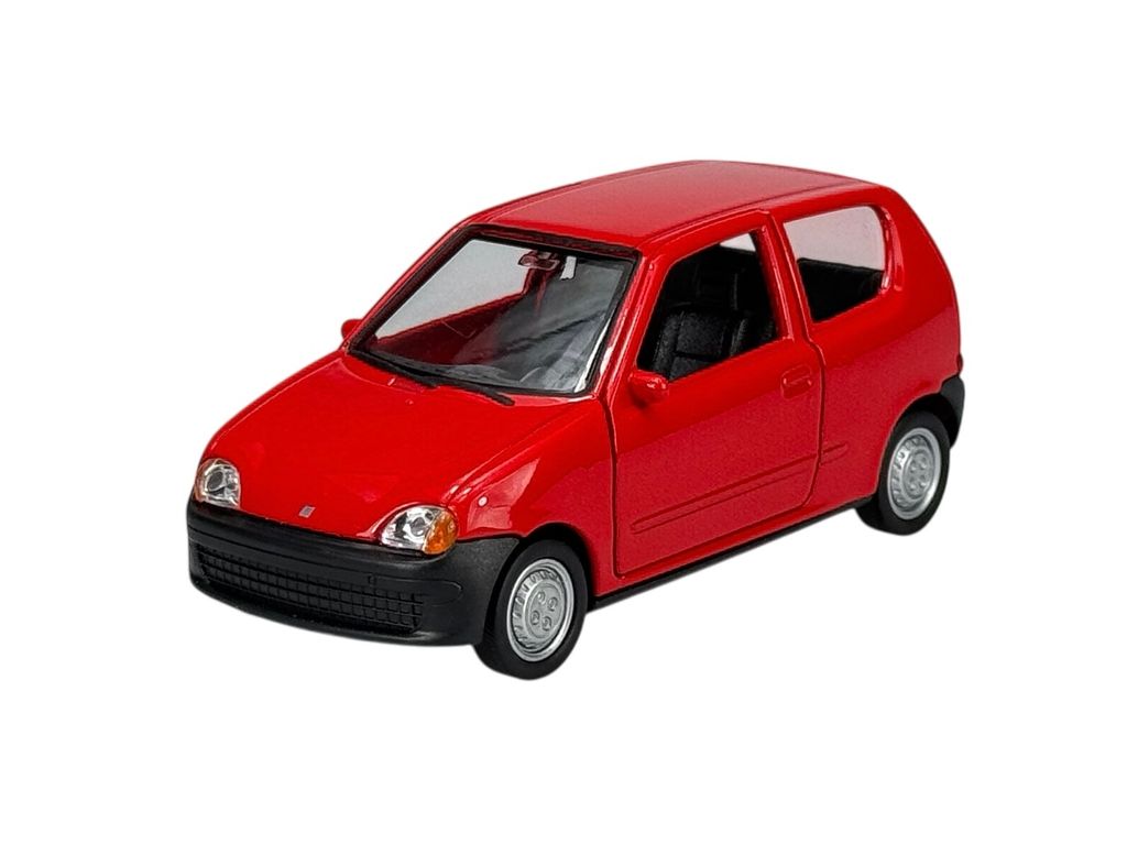 Welly Fiat Seicento rossa 1:34-1:39 Modello in metallo Immagine del prodotto 