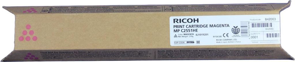 Ricoh Magenta - original - Tonerpatrone (Alternative zu: Ricoh 842063)