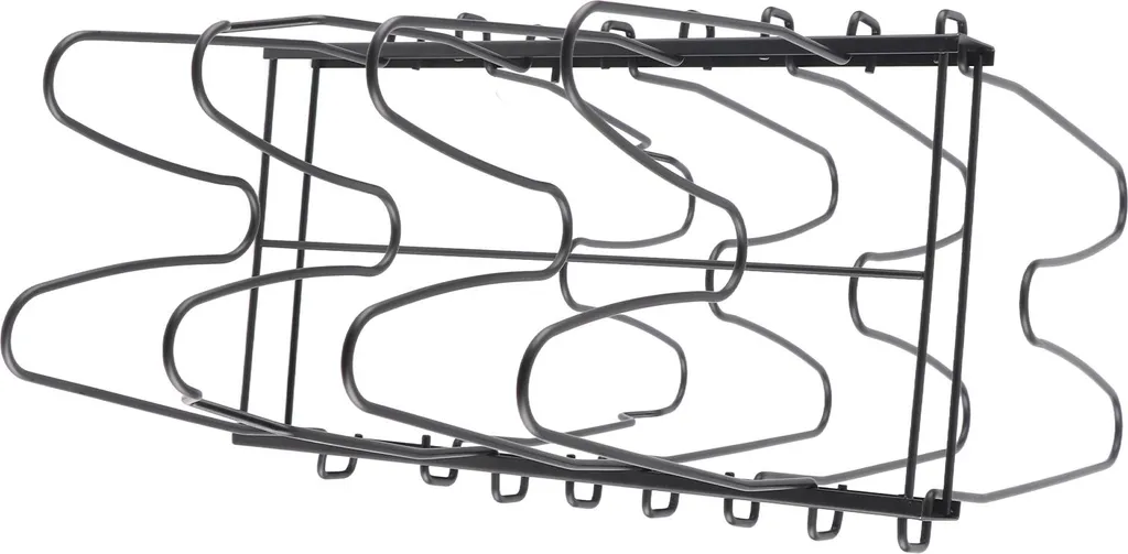 Range-couvercles extensible en métal noir pour placards et comptoirs - 5