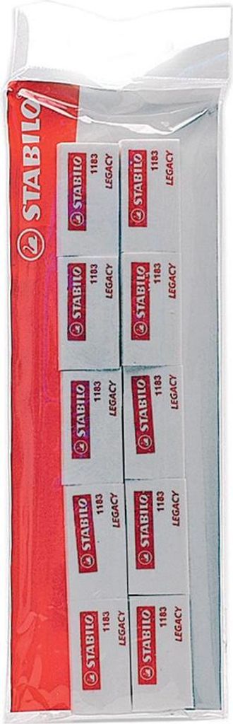 STABILO 9556091511501 Radierer Gummi Mehrfarbig 10 Stück(e)