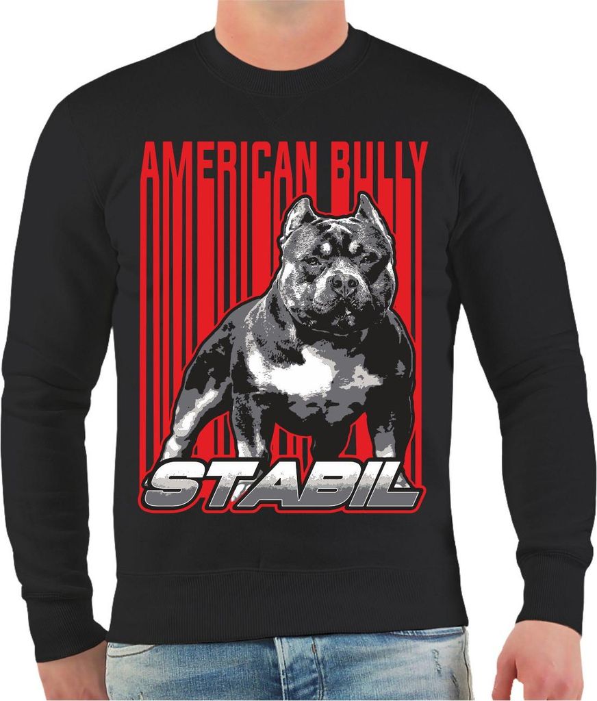 Herren Sweatshirt American Bully Stabil