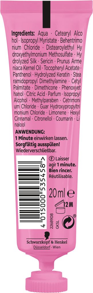 GLISS KUR Soforthilfe Intensivkur Liquid Silk SOS 20 ml