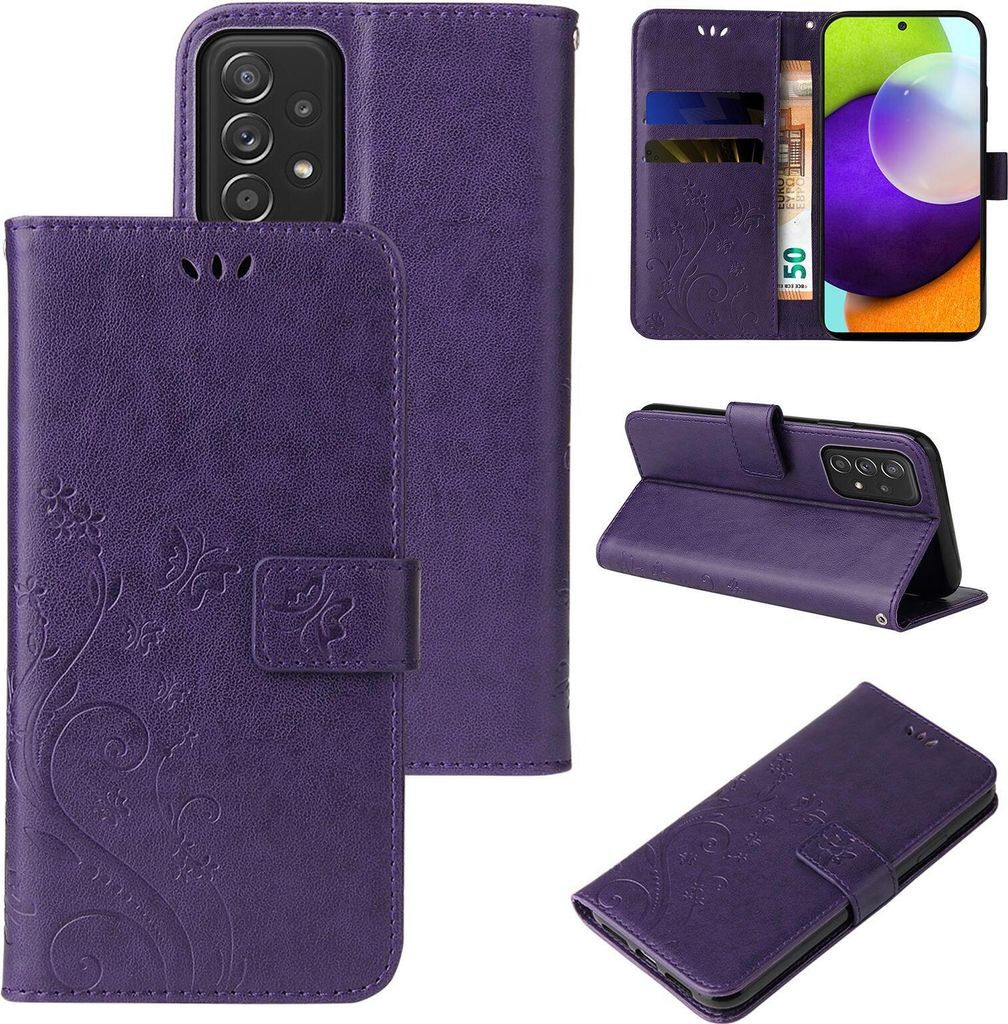 Handyhülle für Samsung Galaxy A52 / A52 5G / A52s 5G Floral Produktbild 
