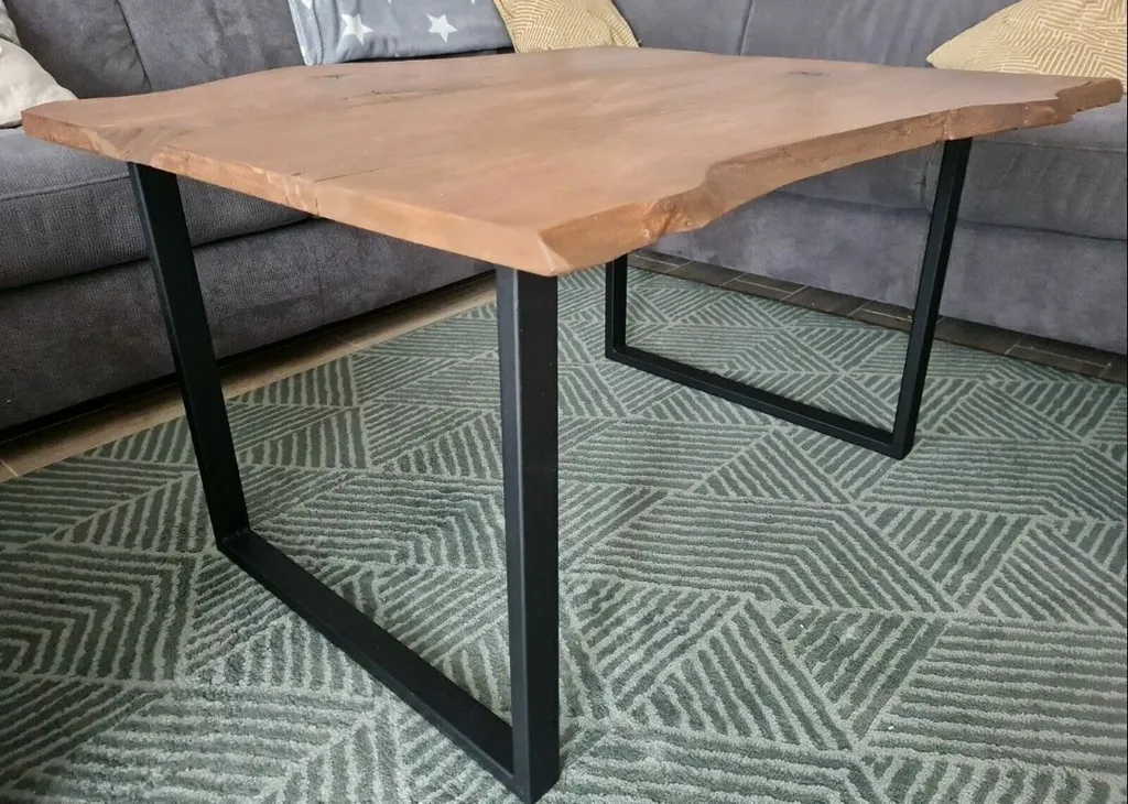 Pied de Table Industriel 44x80 cm pour Création de Bureau et Console