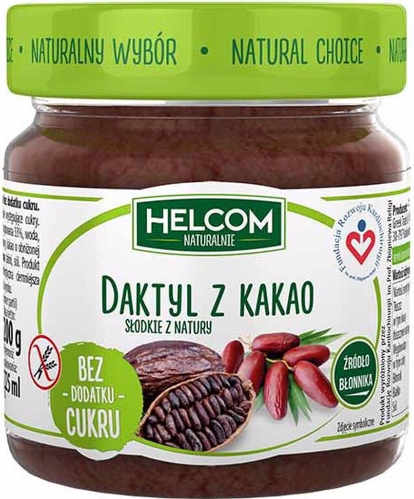 Helcom Pasta Hummus Z Daktylami 200G Zdjęcie produktu 