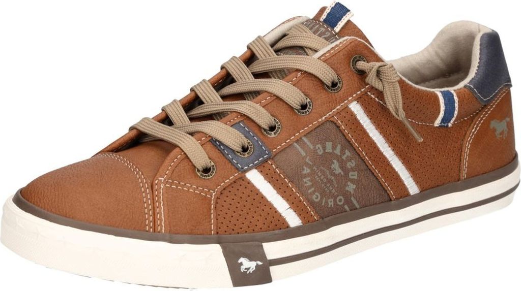 Mustang Herren Sneaker Schnürschuh 4072-317, Größe:44 EU, Farbe:Braun